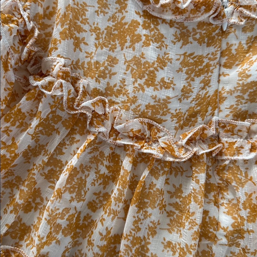 Floral Ruffle Dress - Picture 3 of 3